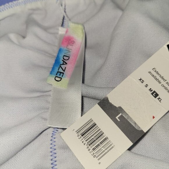 SUNDAZED BLUE MOON Ruffled-Edge Bikini Swim Bottom. Size Large. - Picture 4 of 6